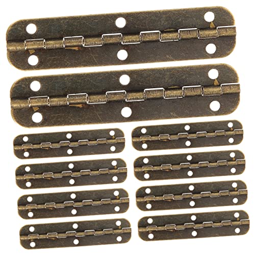 1 Set Piano Hinge Cabinet Hinges Bisagras para Gabinetes Hinges Heavy Duty Cabinet Door Hinges Heavy Duty Hinges Butt Hinges for Cabinet Doors Long Hinge 180 Degree Hinge Iron VILLFUL