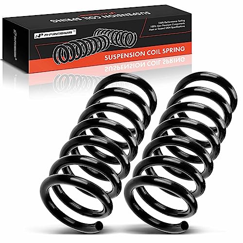 A-Premium 2Pcs Rear Left and Right Suspension Coil Springs Set Compatible with Chevrolet Traverse & GMC Acadia Limited & Buick Enclave & Saturn Outlook Driver and Passenger Side