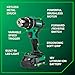 Metabo HPT 18V MultiVolt Cordless Brushless Driver Drill & Impact Driver Combo Kit, Power Tool Kit, 2 Lithium-Ion Metabo HPT Batteries and Charger, High Torque, Compact Lightweight Design, KC18DEXQB