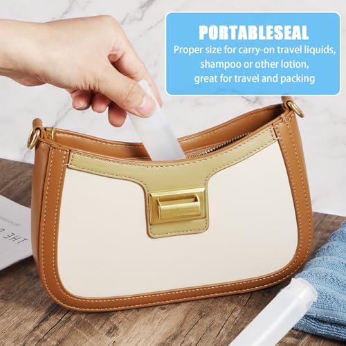 5 PCS Travel Bottles, 1 oz Travel Bottles for Toiletries Empty Refillable Toothpaste Tubes Containers, Small Mini Size Squeeze Toiletry Liquids Dispensers Leak Proof TSA Approved4