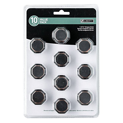 Liberty Pn0292M-Vbc-U1 30Mm Octagon Cabinet Hardware Knob, 10 Pack #TOP1
