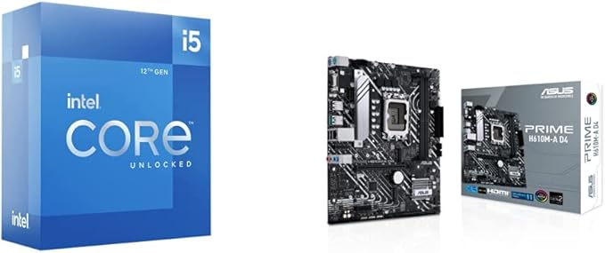 WEB限定カラー PRIME H670-PLUS D4とintel Core i5 12400 PCパーツ