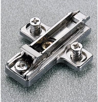 Salice 0mm Mounting Plate Euro Screw 2 Cam (4)