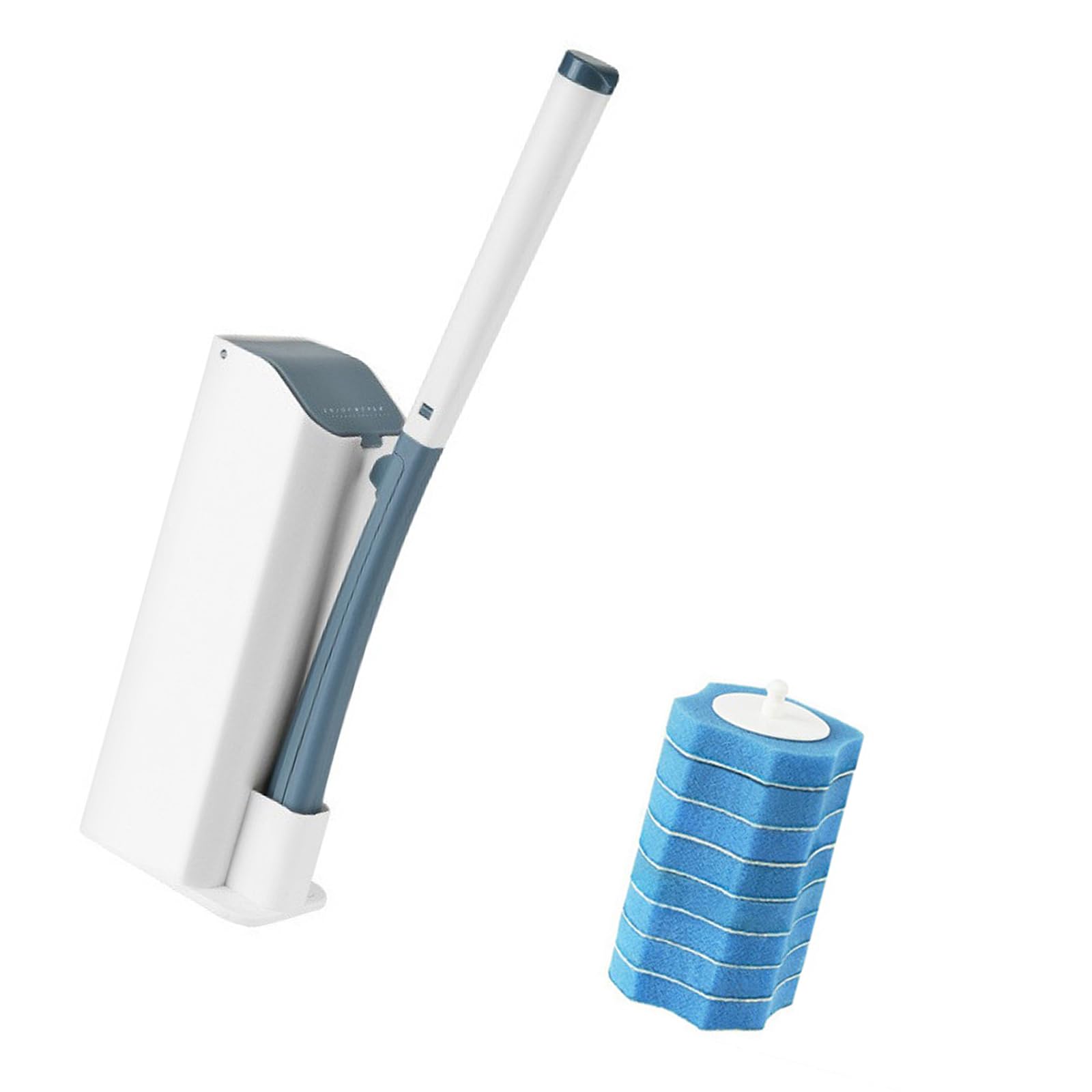 Handle Toilet Brush Set for Efficient Cleaning and Space Saving in Bathrooms Bathroom Scrub Brush Holder Household Cleaning