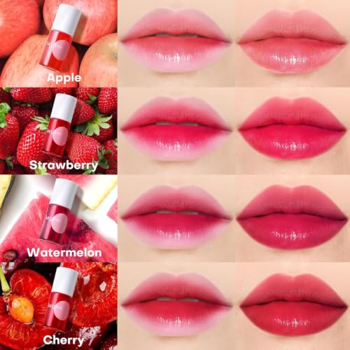 Image of bayfree Lip Tint Stain Set, 4 PCS Lip & Cheek Tint Lightweight Non-sticky | Waterproof Lip Stain, Long Lasting Liquid Blush & Cheek Tint, Transfer-Proof, Matte Finish Lip Color Makeup
