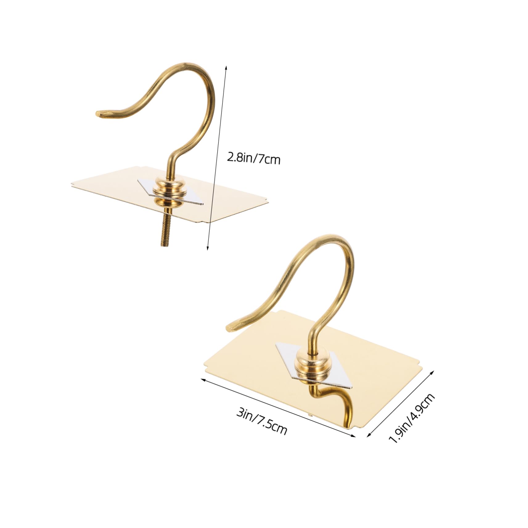 Abaodam Brass Bird Cage Hanger Hook Durable Replacement Accessory for Various Bird Cages Easy Installation and Secure Fit for Outdoor Feeders and Lanterns