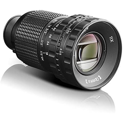 Opteka 11x Zoom Professional Large Director's Viewfinder with HD Multicoated Glass, All Metal Body and Click Stops Cover