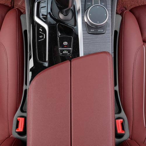 Car Seat Gap Filler Organizer Universal for Car SUV Truck Accessories Seat Gap Plug Blocker with Storage Slot Black 2 Pack - Image 7