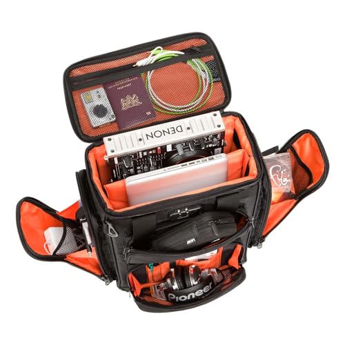 Image of UDG U9022BL /OR Large Producer Bag - Black /Orange