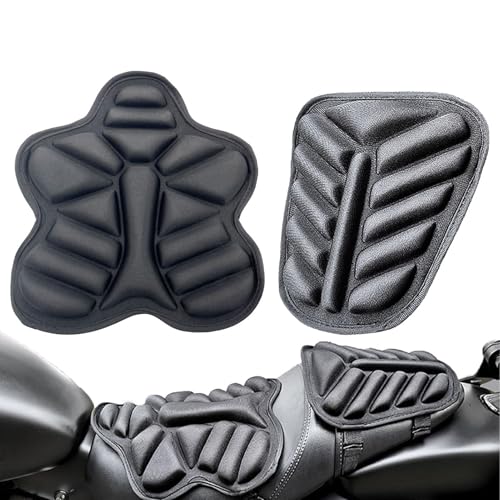 Cuscino Sella Moto, C uscino Gel M oto, Schiuma Per Sedile Per M oto, Comodo C uscino Per Passeggero Coprisedile Per Mo to Traspirante Con C uscino D'aria, Per Mo to,Lunghi Periodi Di Guida E Viaggi