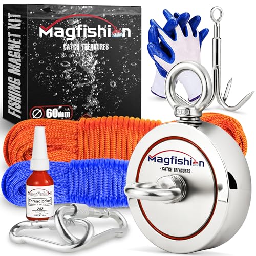 MAGFISHION Magnet Fishing Kit 300KG Ø60mm