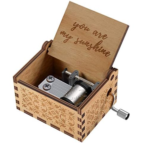 Huntmic You are My Sunshine Wood Music Box Cover