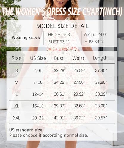Image of KUOTAI Womens Summer Dresses Sleeveless Casual Loose Swing Button Down Midi Dress V-Neck Flowy A-Line Sundress