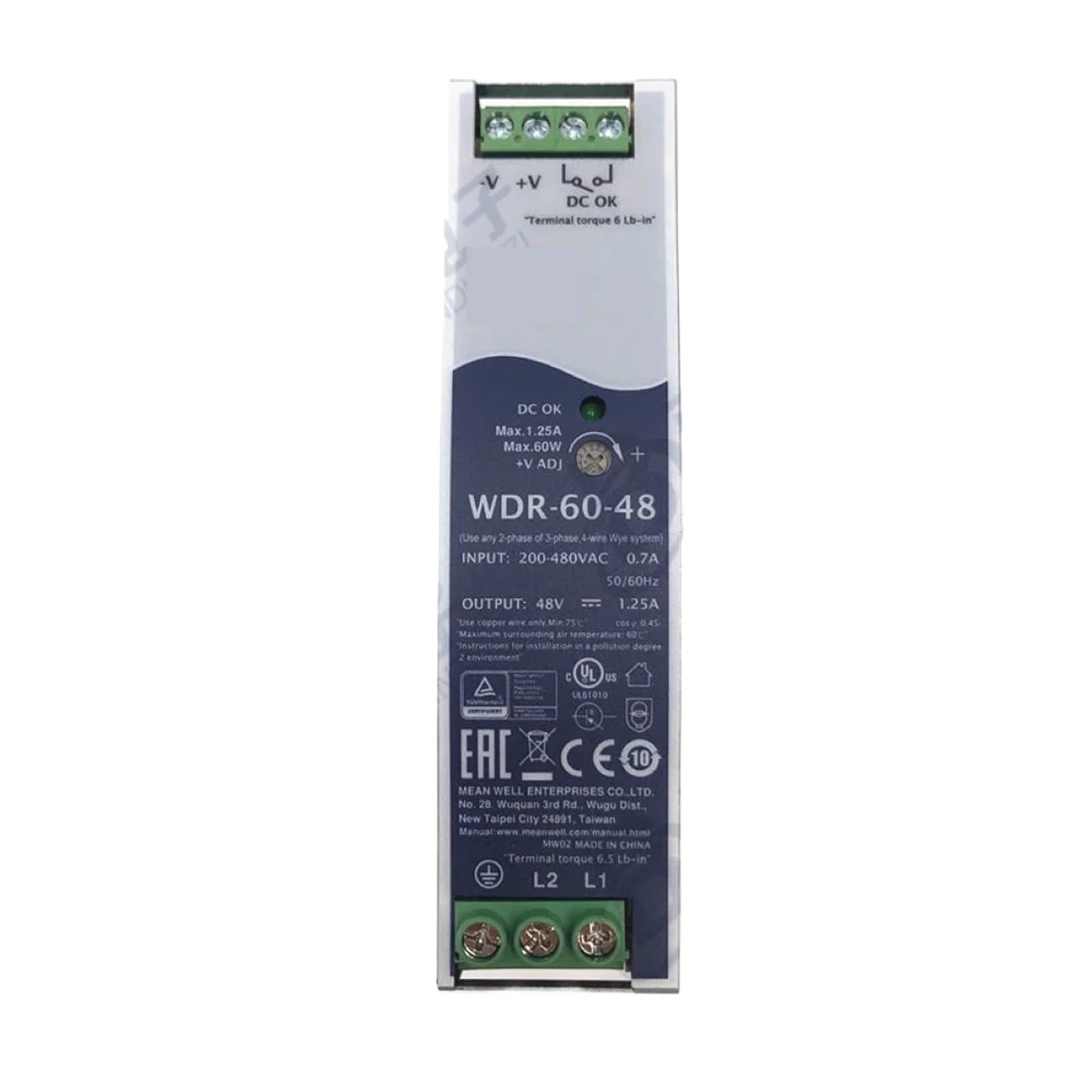 LEOTNNDQ WDR-60-48 WDR-60 48V 1.25A