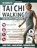 10-Minute Tai Chi Walking for Balance and Confidence: Countless knee-safe steps for seniors & caregivers to ease joint pain, strengthen hips & glutes, and prevent dangerous falls