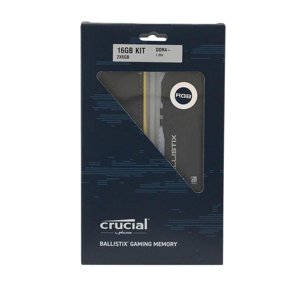 Crucial Ballistix RGB Ram 2x 8gb 3200 Mhz Ddr4 Desktop Gaming