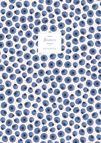 Blueberry Notebook - Lined Pages - A4 - Premium: (Pink Edition) Fun notebook 192 lined pages (A4 / 8.27x11.69 inches / 21x29.7cm) image 2