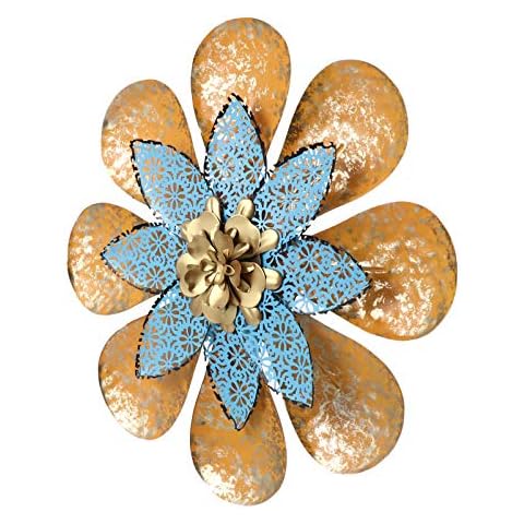 Angoily Flor de Metal Decoraciones de Pared Cover