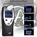 iBACheck iBACheck Portable Breathalyzer with High Accuracy Semiconductor Sensor, Digital 4 Color Display, 4 Measurement Units, Easy to Use, Alcohol Tester