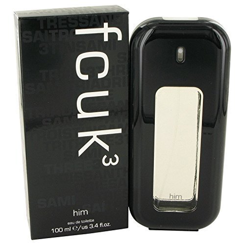 FCUK 3 by French Connection Men's Eau De Toilette Spray 3.4 oz - 100% Authentic