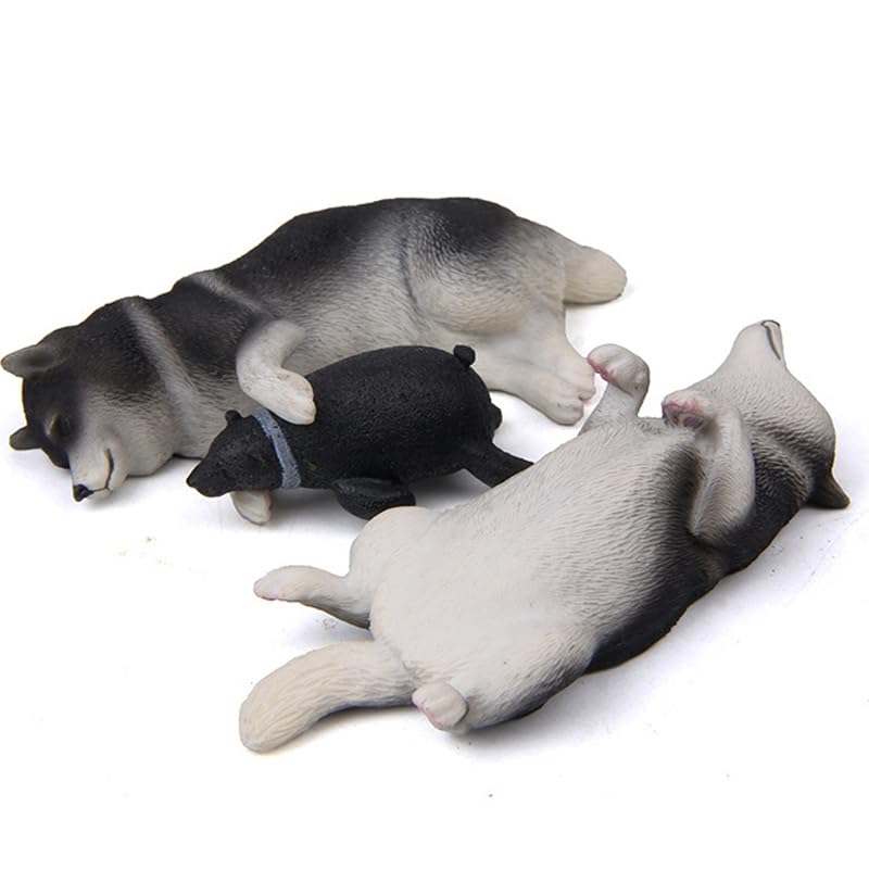 Figura Imán Decorativo Perro Dormido Kawaii Café miniatura 5