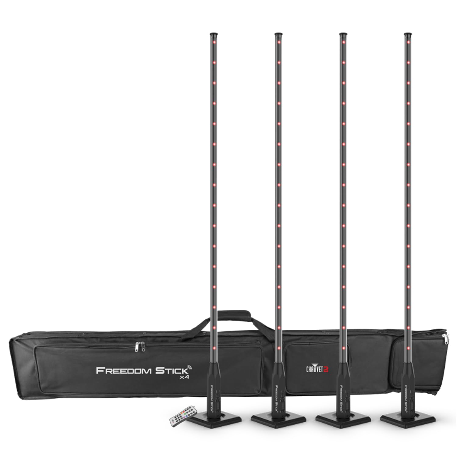 Chauvet Dj Light Chauvet Freedom Stick Pack Free-Standing Led Array Fixture With Remote Control & Carry Bag