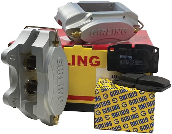 Girling up-rated 4 pot Brake Caliper kit replaces Girling 16 and Lockheed, Triumph TR4A,5,250,6, MGC