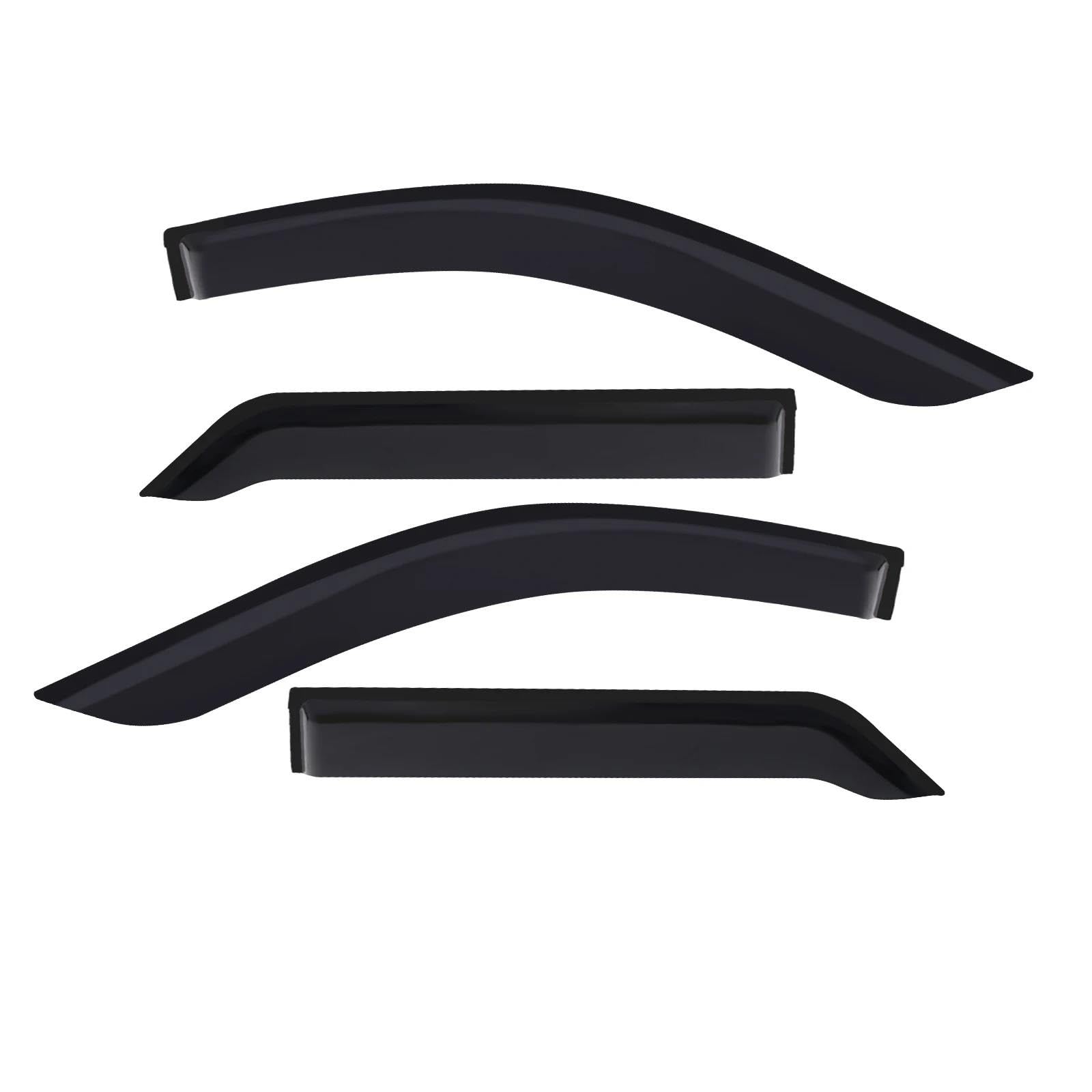 Viseras Viento para Toyota para Fortuner 2015-2020 2021 2022, Doble Cabina, Deflector De Viento, Parasol, Protector contra La Lluvia, Visera para Ventana Guardias Lluvia