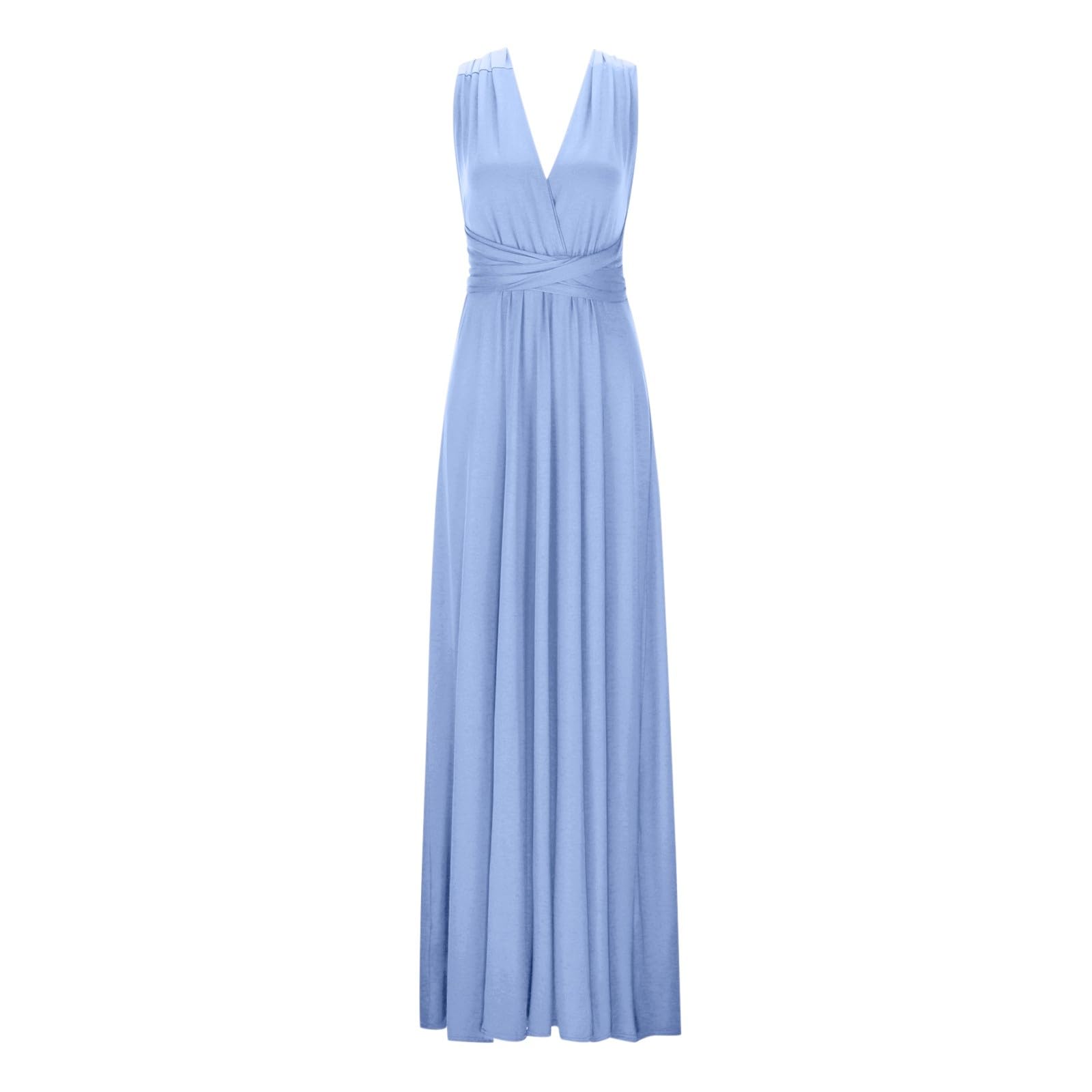 Vestido Largo con Vendaje Sexy sin Espalda y con Cuerda para Mujer 1