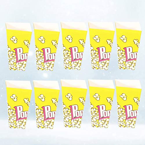 50 Unidades saco de comida de papel bolsa triangular pipoca de papel caixas de presente saco de pape