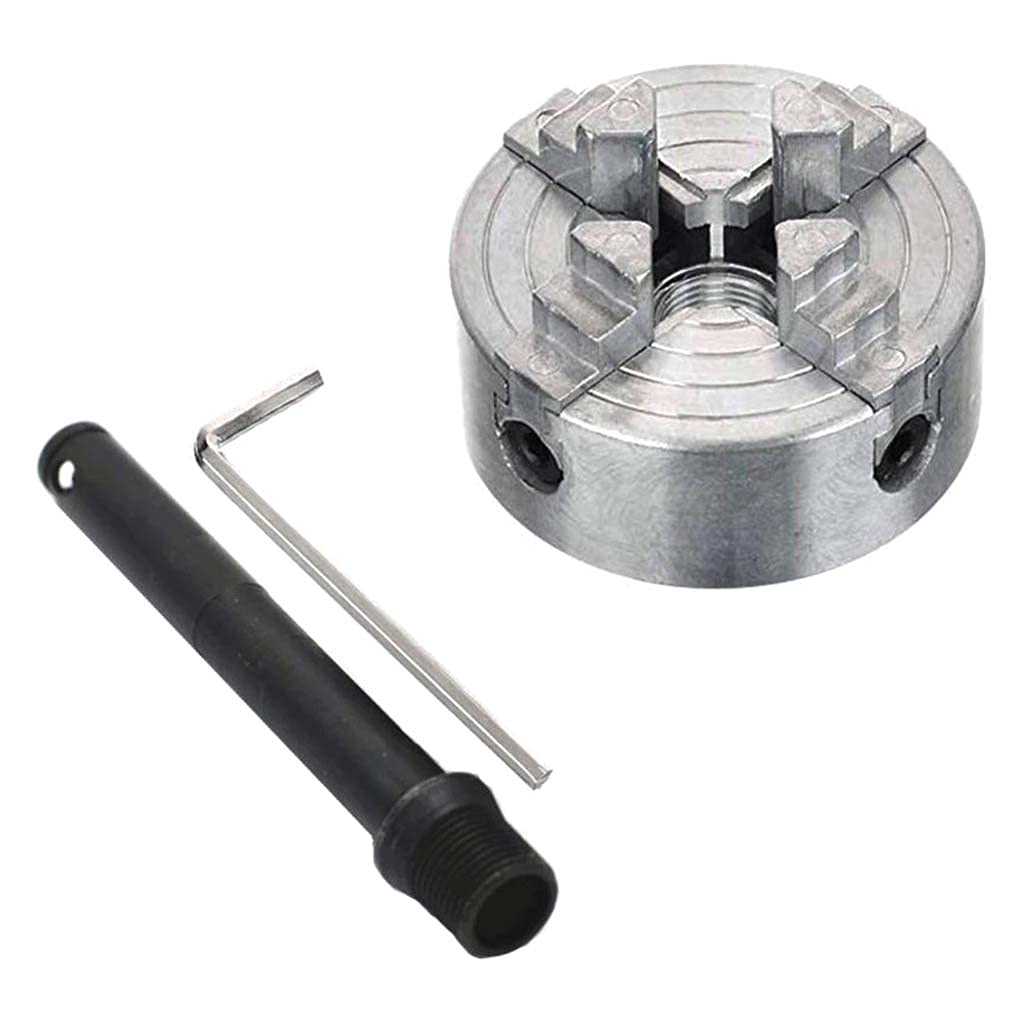 Zinc Alloy Lathe Chuck for Electric Hammer Drill Connecting Rod Centering Clamp Accessory for Eelctric Hammer Drill Lathe Chuck for