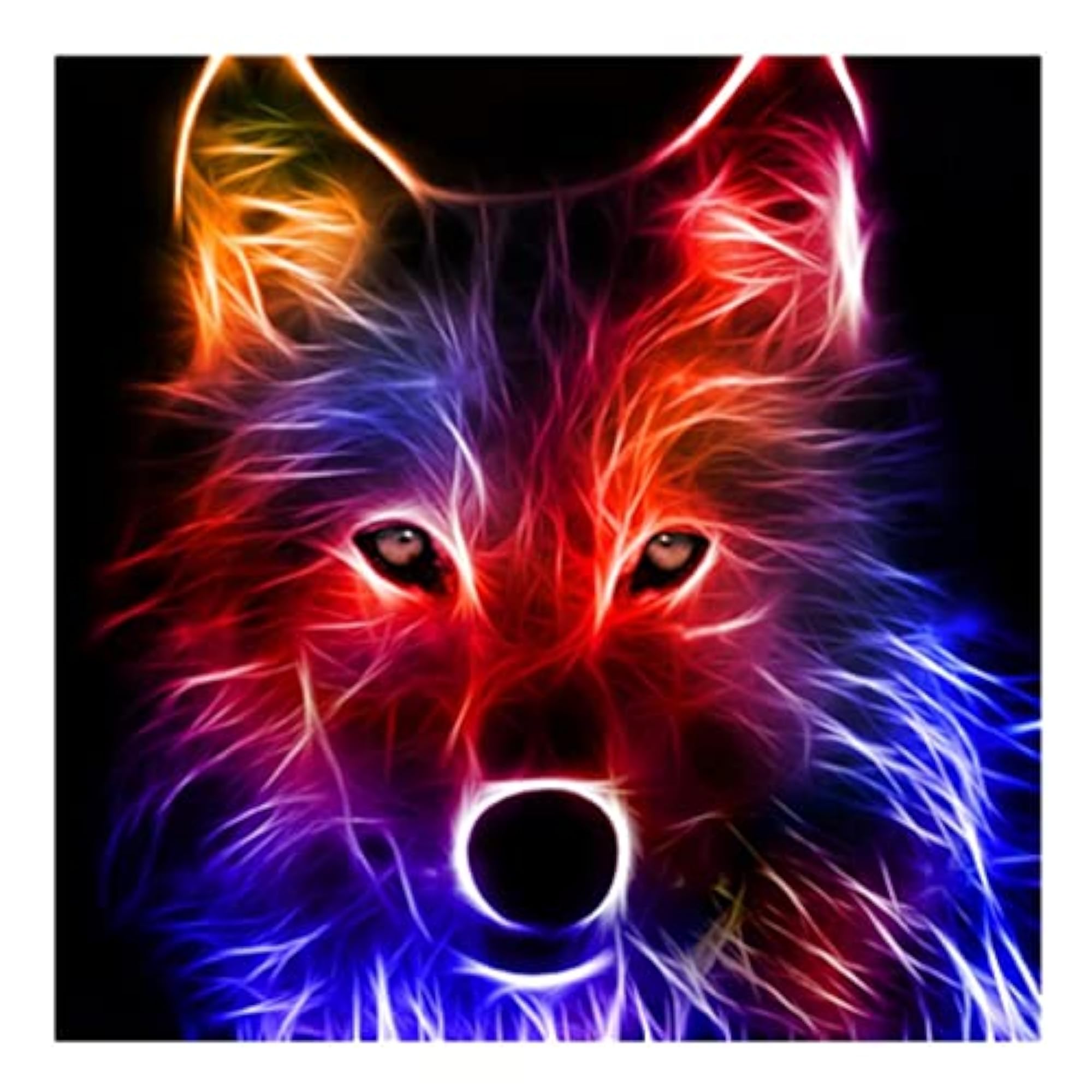 Colorful Dog Diamond Painting Wall Decor Kit, 1 Set