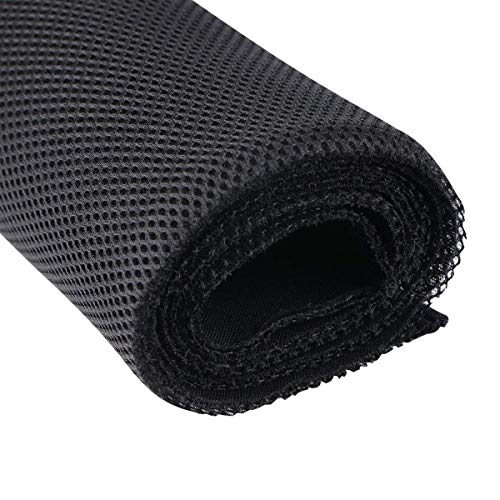 HAPYLY Speaker Grill Cloth Stereo Grill Cover Cloth Mesh Fabric for Audio Repair Black 140x50cm - Thumbnail 3