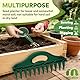 Milifox 7 Kit Transplanting Dispenser,Saatgutspendern,Handheld Saatgut Pflanzer,Praktisches Mini Aussaatgerät für den Anbau von Gemüse und Blumen für Gewächshäuser,Gärten,Rasenflächen und Ackerland