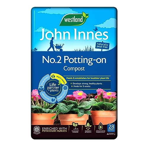 28L John Innes No. 2 Potting On Compost All Purpose Compost for Indoor and Outdoor Plants All Purpose Fertiliser Gardening Soil