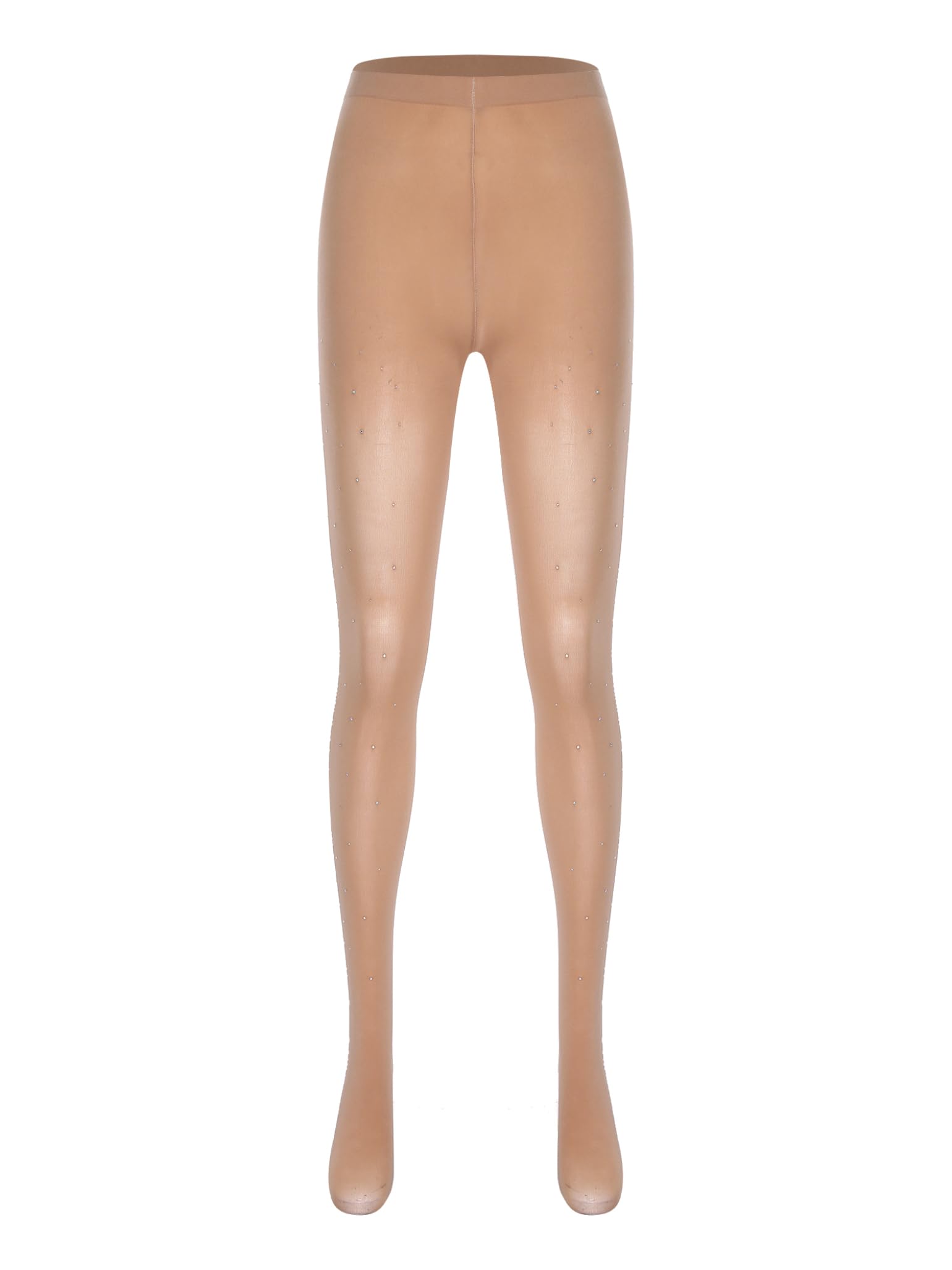 XUNZOO Tenues Robe De Danse sur Glace Femme Robe Patinage Artistique Compétition Spectacle avec Collants Costume Entraînements Artistique