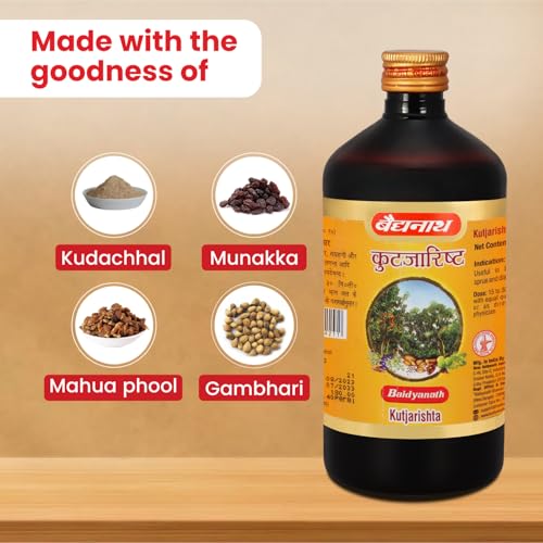 Image of Baidyanath Ayurved Kutjarishta 450 ml