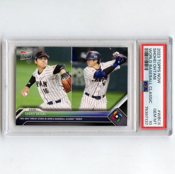 PSA 10 GEM MINT 大谷翔平 TOPPS NOW WBC-71 Amazon.com: 2023 Topps