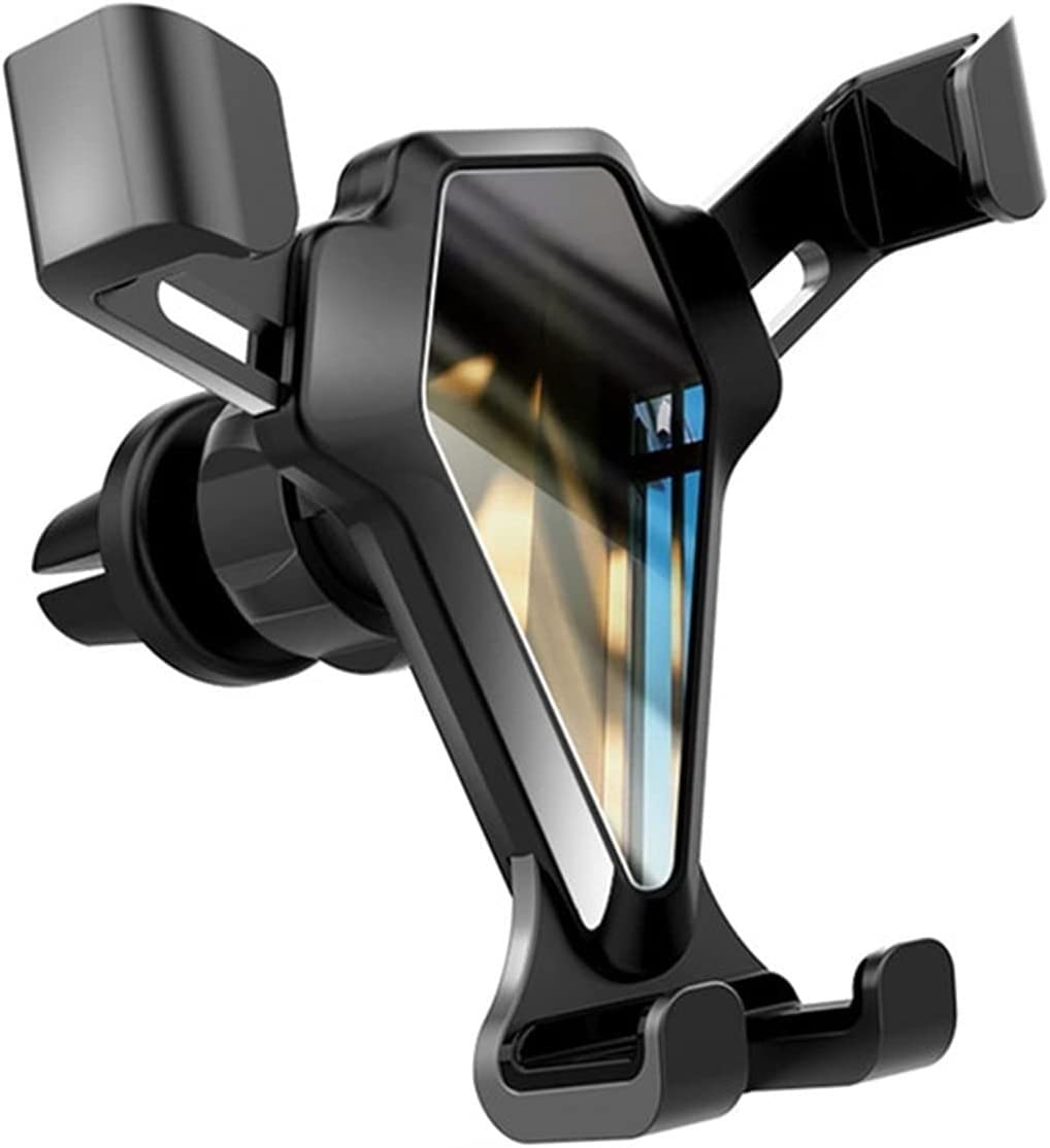 Supporto Telefono Supporto per Telefono per Auto Installazione Vent Fashion Gravity Staffa Mobile Universale per Supporto per GPS per Auto(Black)