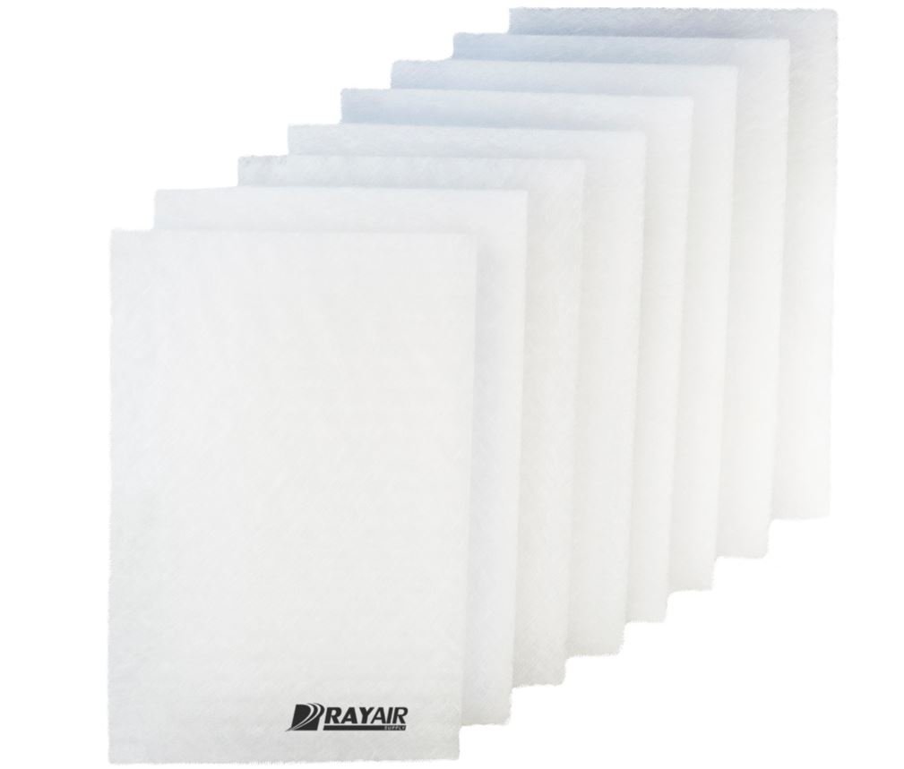 RAYAIR SUPPLY16x25 Replacement Filter Pads Compatible with Respicaire CG MicroCLean 95 Air Cleaner 16x25 Refills (4 Pack)