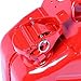 Wavian USA Authentic NATO Jerry Can and Spout System - Rust-Proof, EPA & CARB Compliant, 10 Litre, Red, Wavian 2.65 Gallon Gas Cans for Gasoline