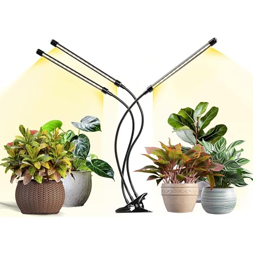 Ipower GLLEDXTRIPLEGOOSEYLW75T-C Led Grow Lights For Indoor Plants, Full Spectrum Plant Growing Lamp With White Yellow Leds cover