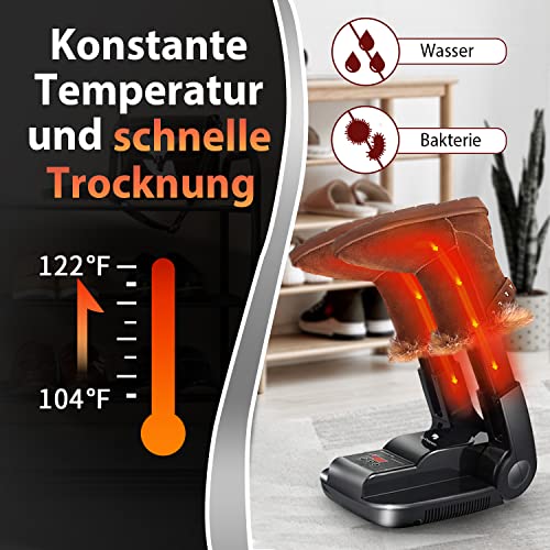 Schuhtrockner Dr.Prepare Elektrisch mit Fußwärmer und Schuhheizung