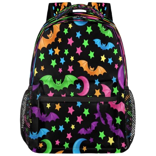 Mochila para laptop 15.6 de murciélagos Halloween para estudiantes