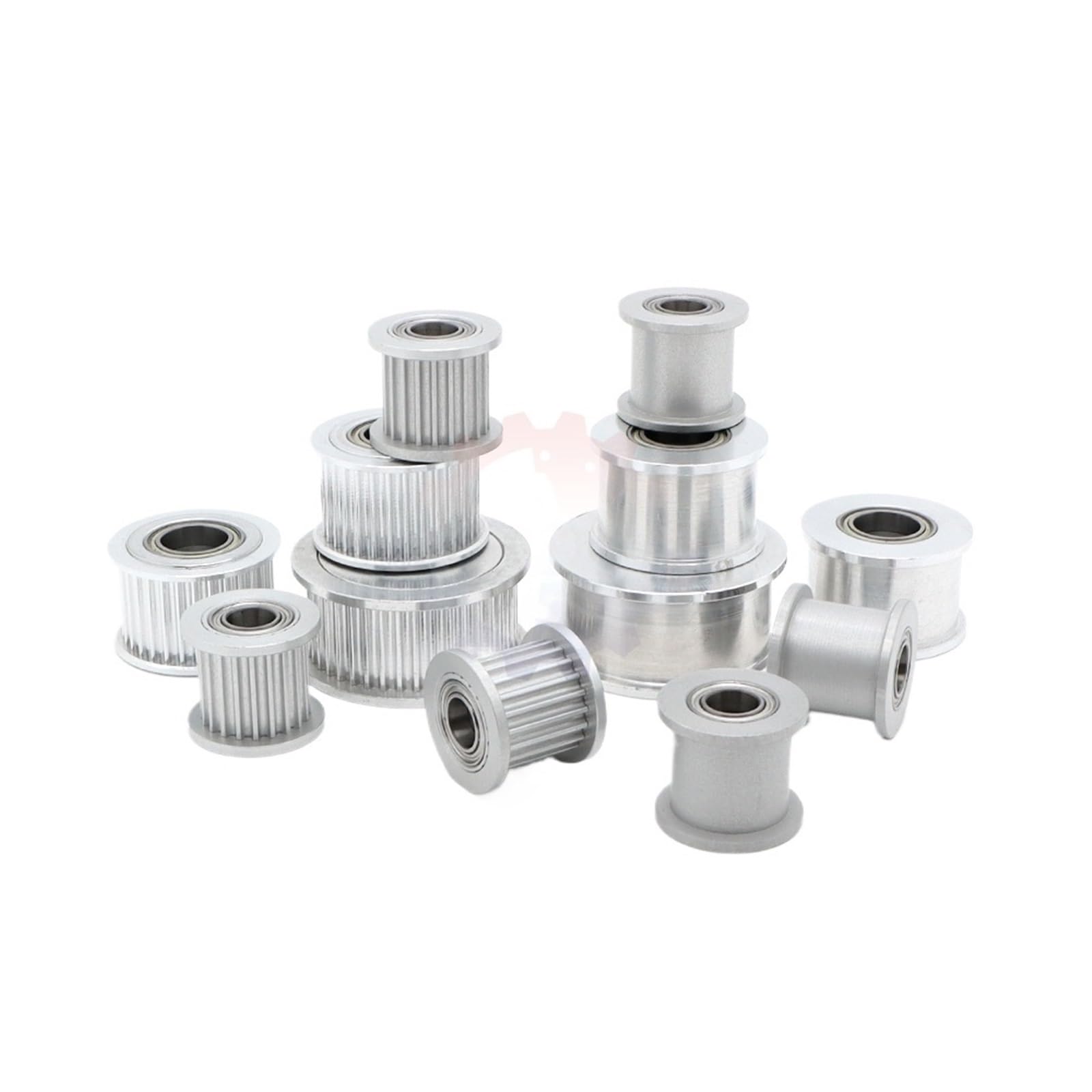 Polea tensora HTD3M 15T 20T 24T 30T 40T Polea de correa 15 dientes 20 dientes Polea tensora 30 dientes 40 dientes Guía de cojinete HTD(10mm,20T - With teeth,Belt width 6mm)
