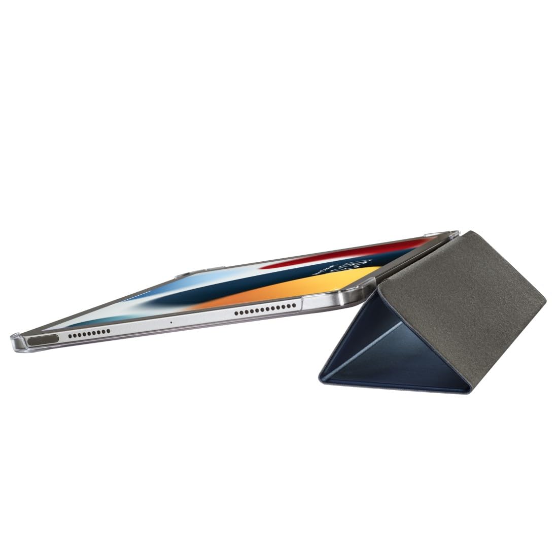 Etui pokrowiec futerał Hama Fold Clear dla iPad 11" 11 gen 2025, Granatowe, Lekka i Smukła Ochrona, Wygodna Podstawka, Wbudowany Magnes