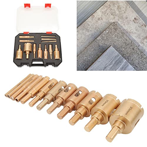 Set de brocas para perforar 12 piezas 6-35 mm en acero miniatura 3