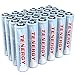 Tenergy AAA Rechargeable Battery, High Capacity 1000mAh NiMH AAA Battery, 1.2V Triple A Batteries 24-Pack