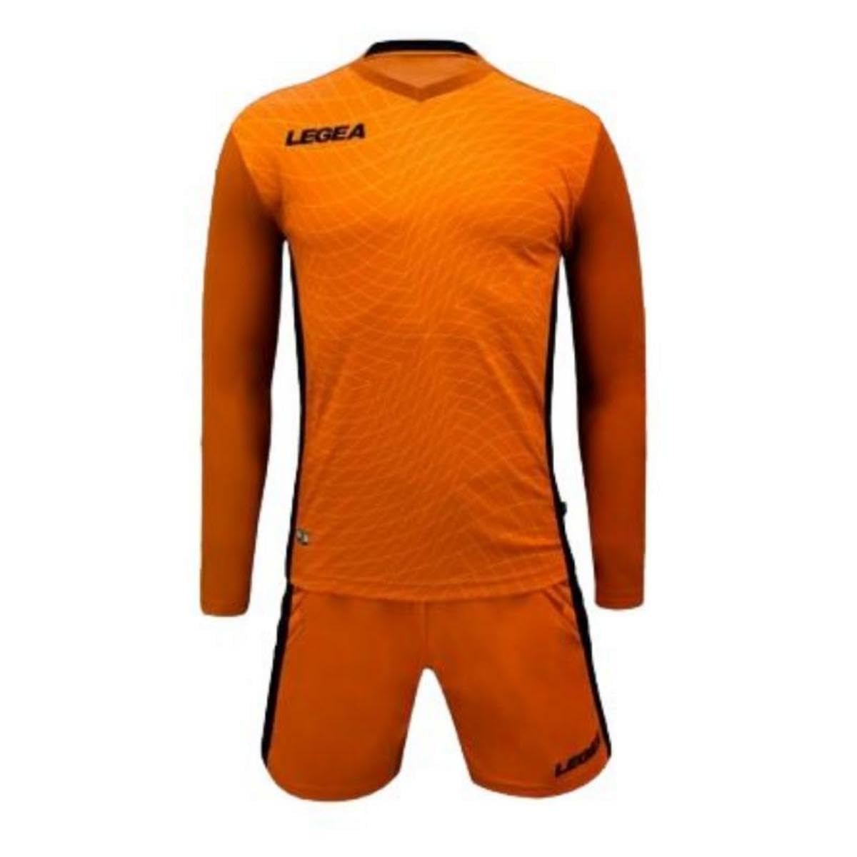 Kit gardien de but LEGEA protection coudes renforcée tenue orange junior XXS