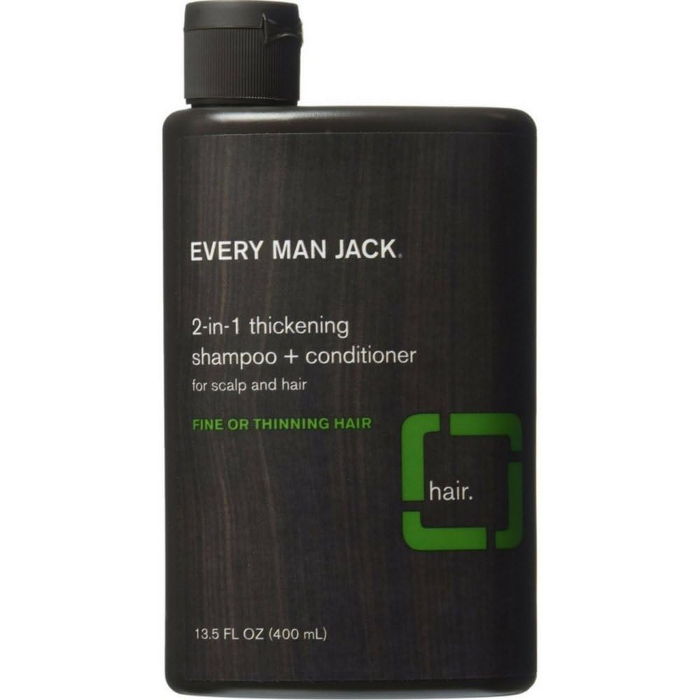 Cada hombre Jack Champú 2 en 1 engrosamiento 13.5oz